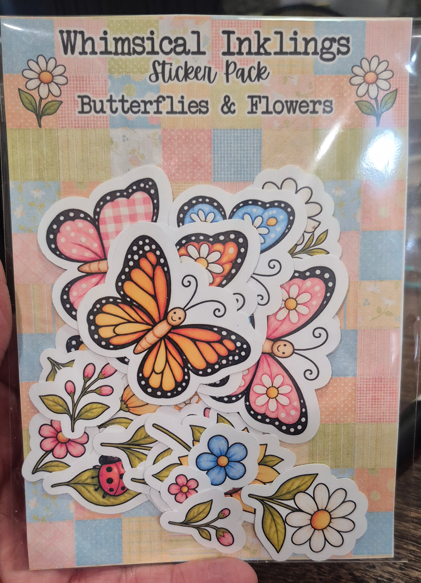 Butterflies and Flowers Sticker Pack| Butterfly Stickers