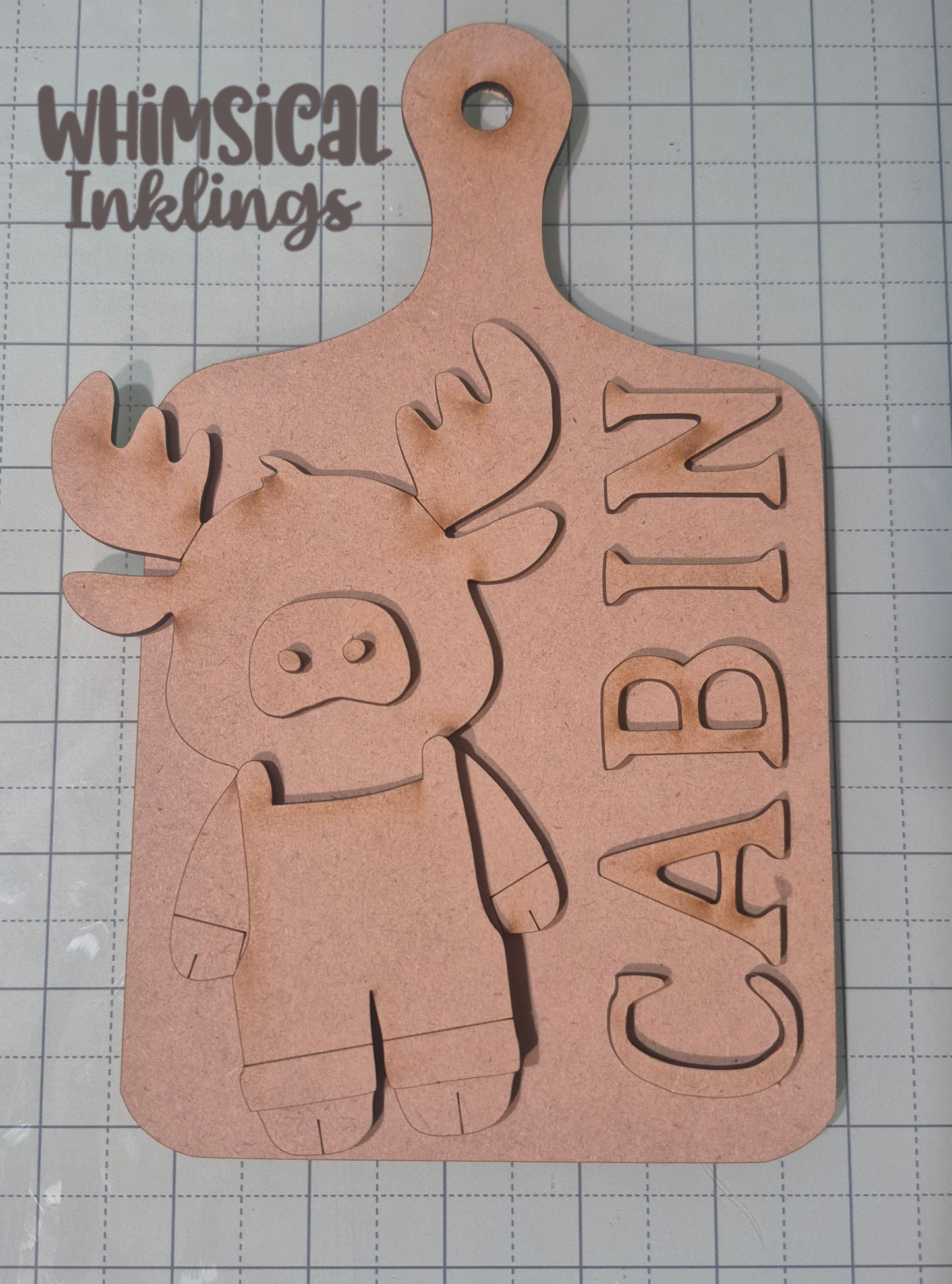 Cabin Moose DIY Wood Kit