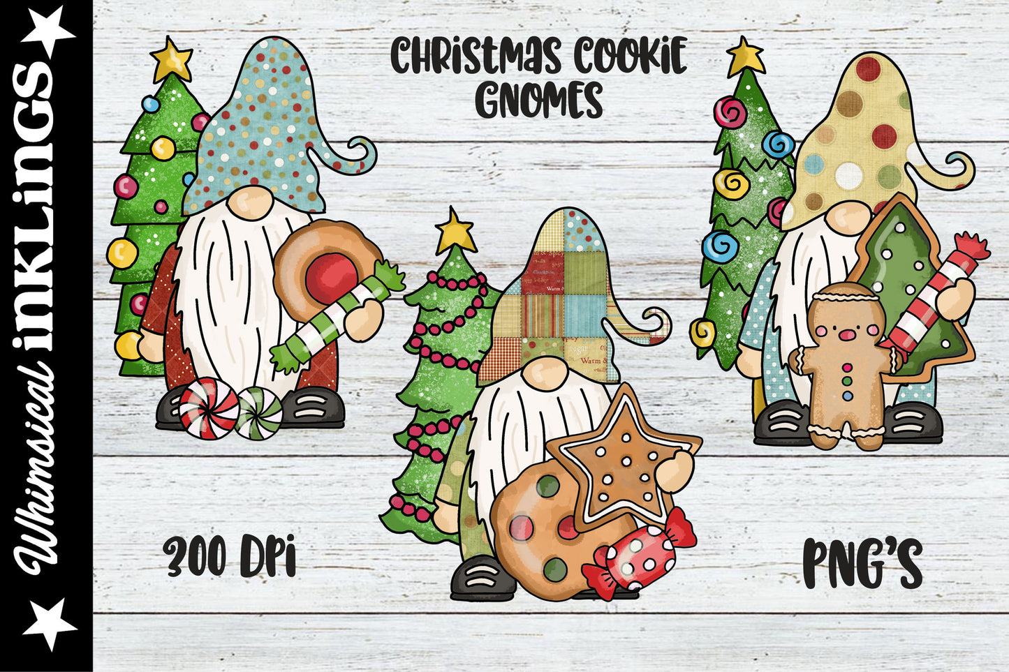 Christmas Cookie Gnomes Sublimations