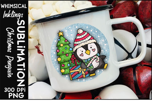 Christmas Penguin sublimation|  Christmas Sublimation