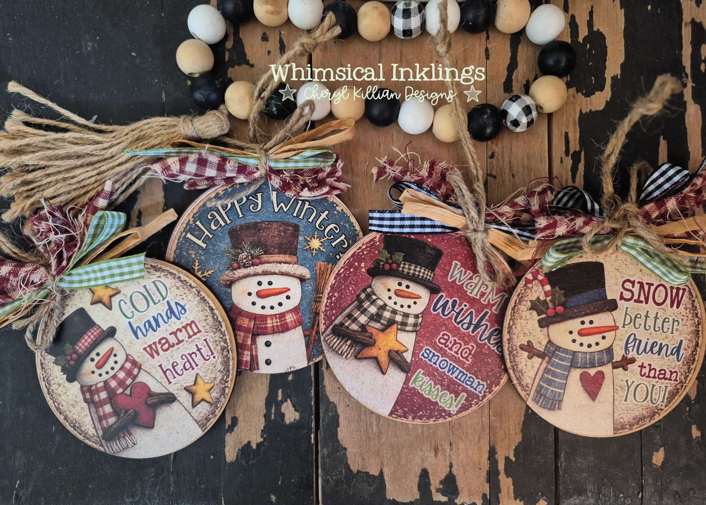 Cold hands Ornament SVG and Modge Podge Printables| Laser SVG