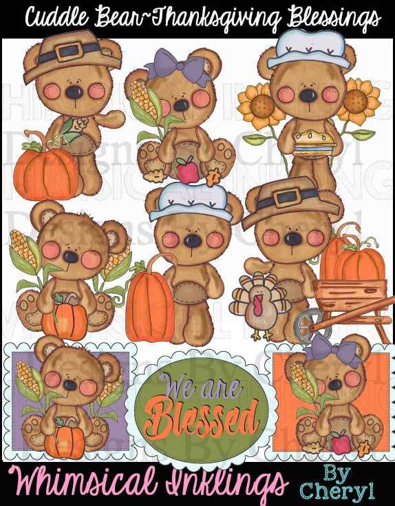 Cuddle Bears Sublimation Bundle| Bear Clipart Bundle |Sublimation Bundle