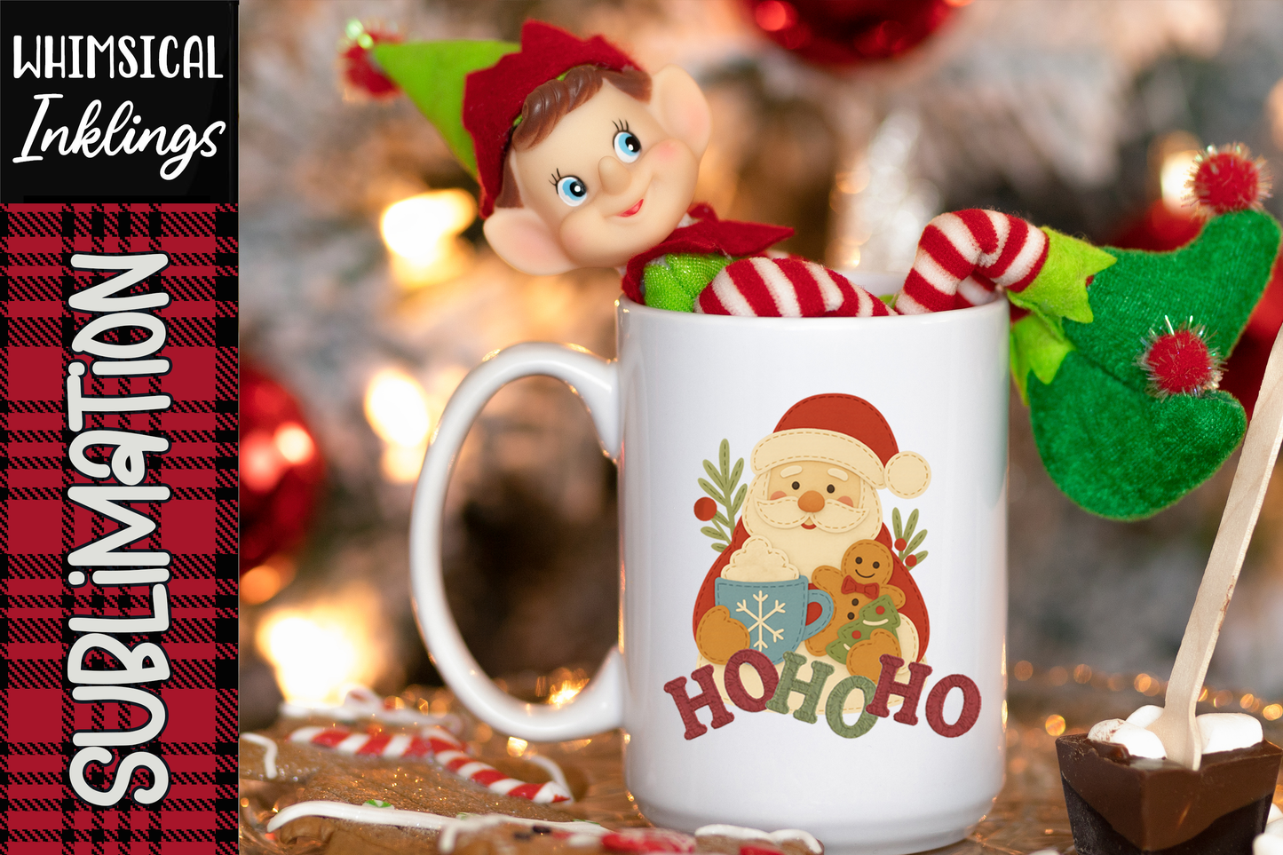 Festive Felted Christmas-Christmas Sublimation/DTF Clipart