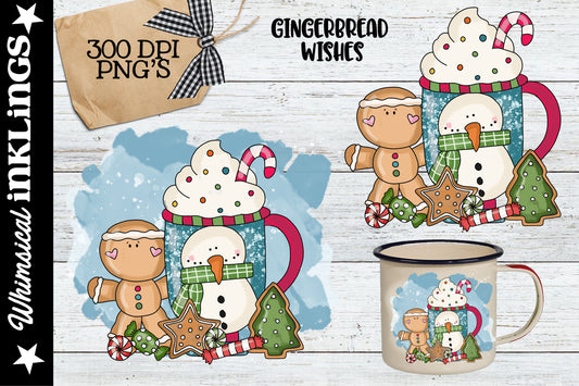 Gingerbread Wishes Sublimation