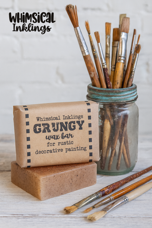 Grungy Wax Bar for Distressed Painting