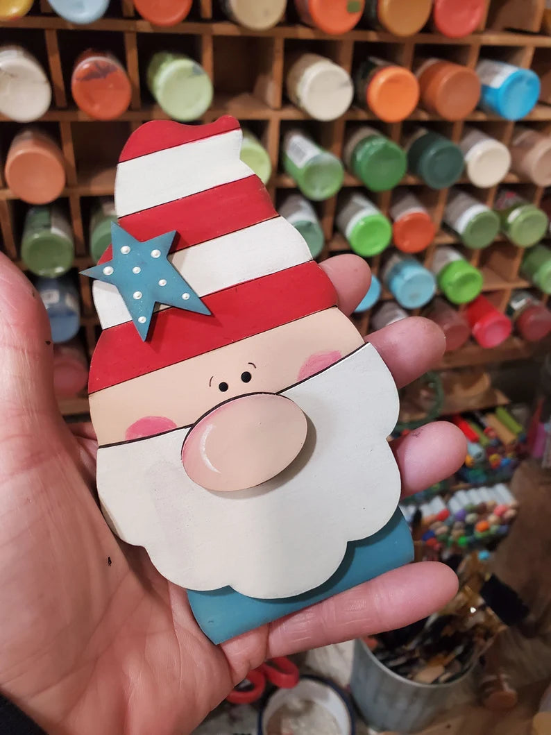 Liberty Gnome Laser SVG| Patriotic Laser SVG