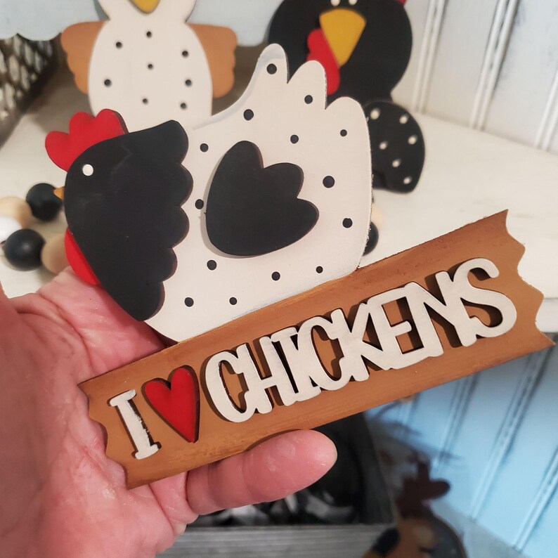 Chicken Love SVG Laser Set| Farmhouse Laser SVG| Chicken SVG