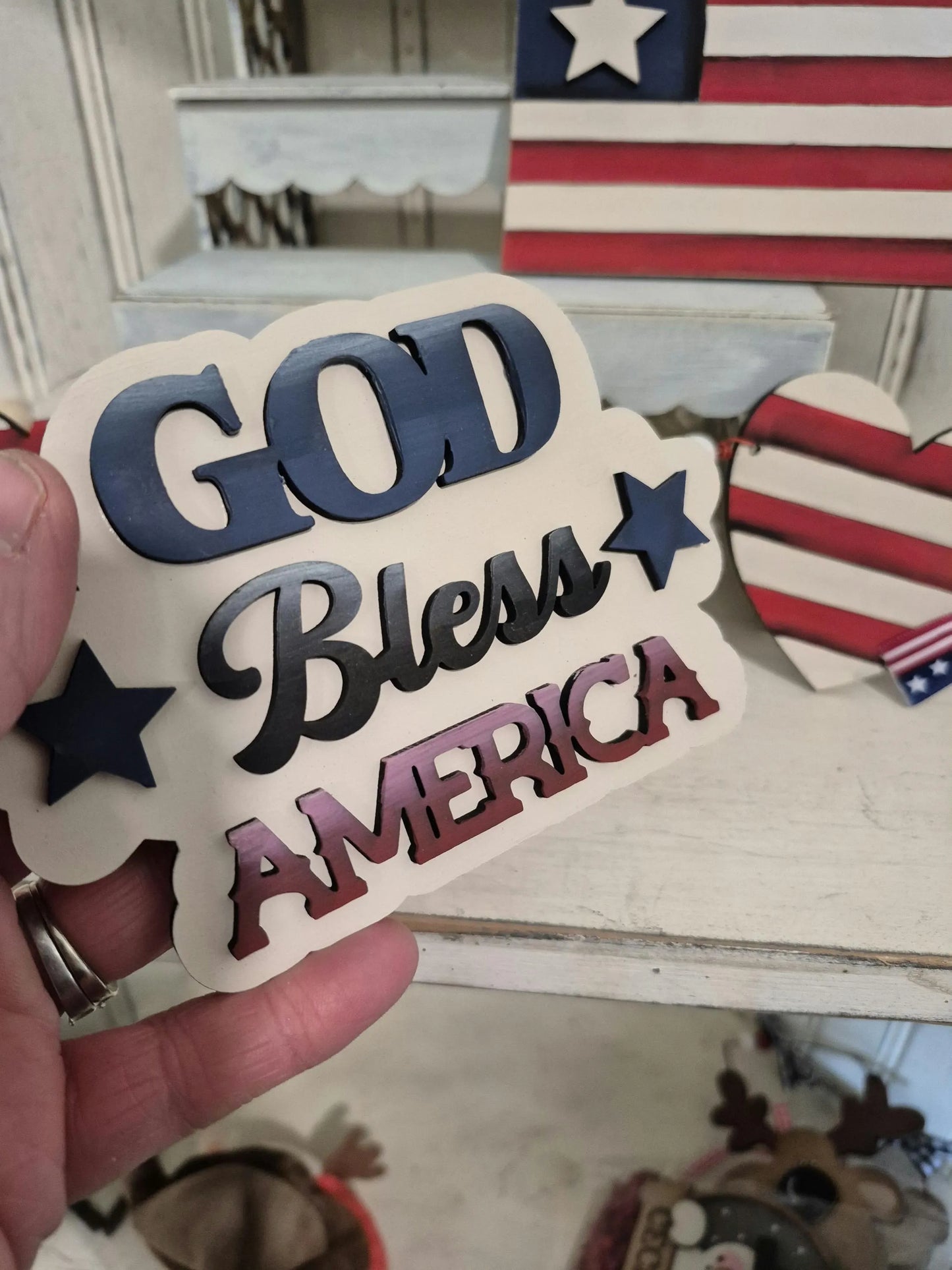 God Bless America Laser SVG Set| Patriotic Laser SVG