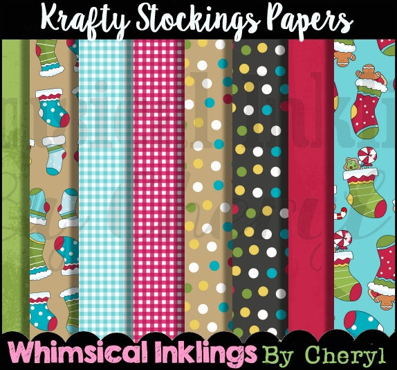 The Krafty Paper Collection ONE| Paper Printables| Digital Paper