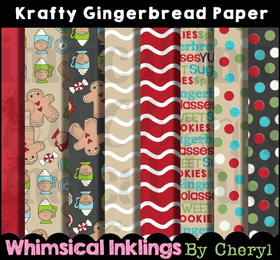 The Krafty Paper Collection ONE| Paper Printables| Digital Paper