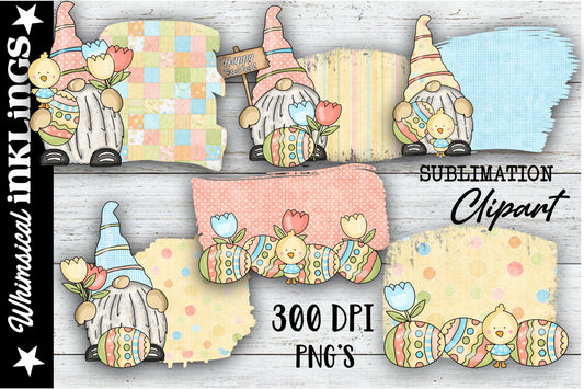 Little Gnomes Love Easter Sublimation Starters