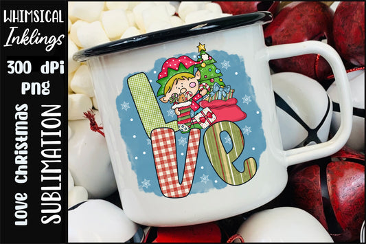 Love Christmas Sublimation| Elf