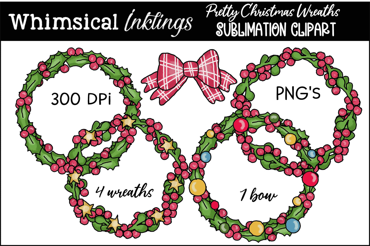 Pretty Christmas Wreaths