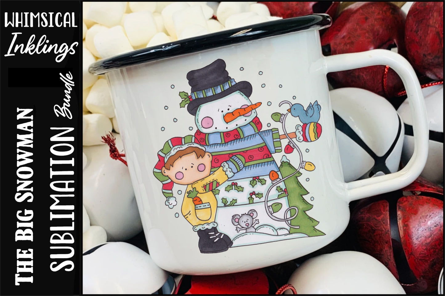 The Big Snowman Sublimation Bundle| Snowman Sublimation| Snowman Clipart