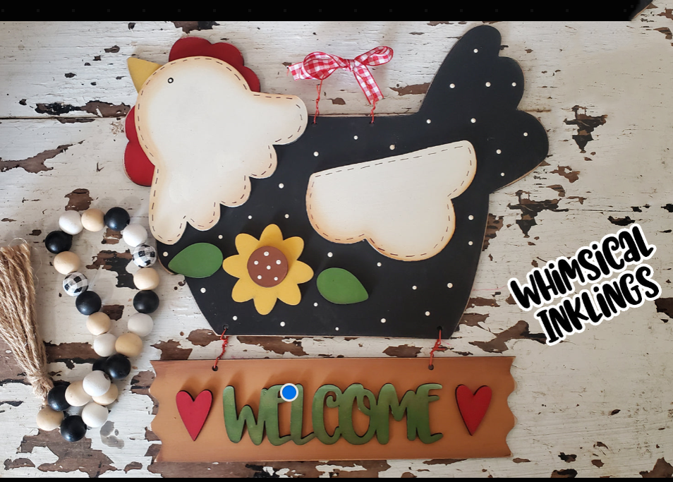 Sunflower Chicken DIY Wood Kit