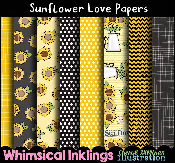 The Krafty Paper Collection SIX| Printable Papers| Digital Papers