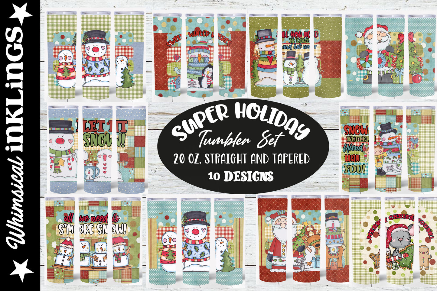 Super Holiday Tumbler Set