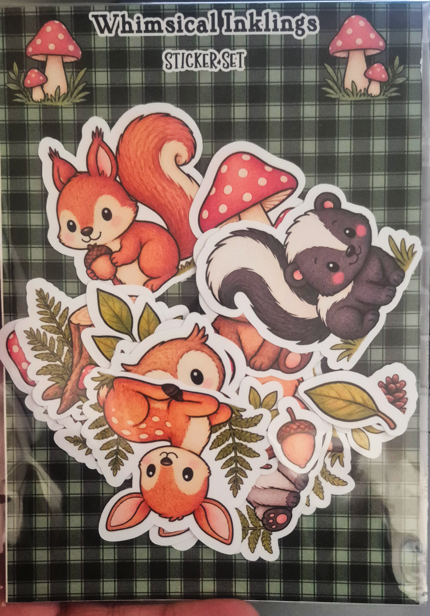 Woodland Critter Sticker Pack| Forest Stickers