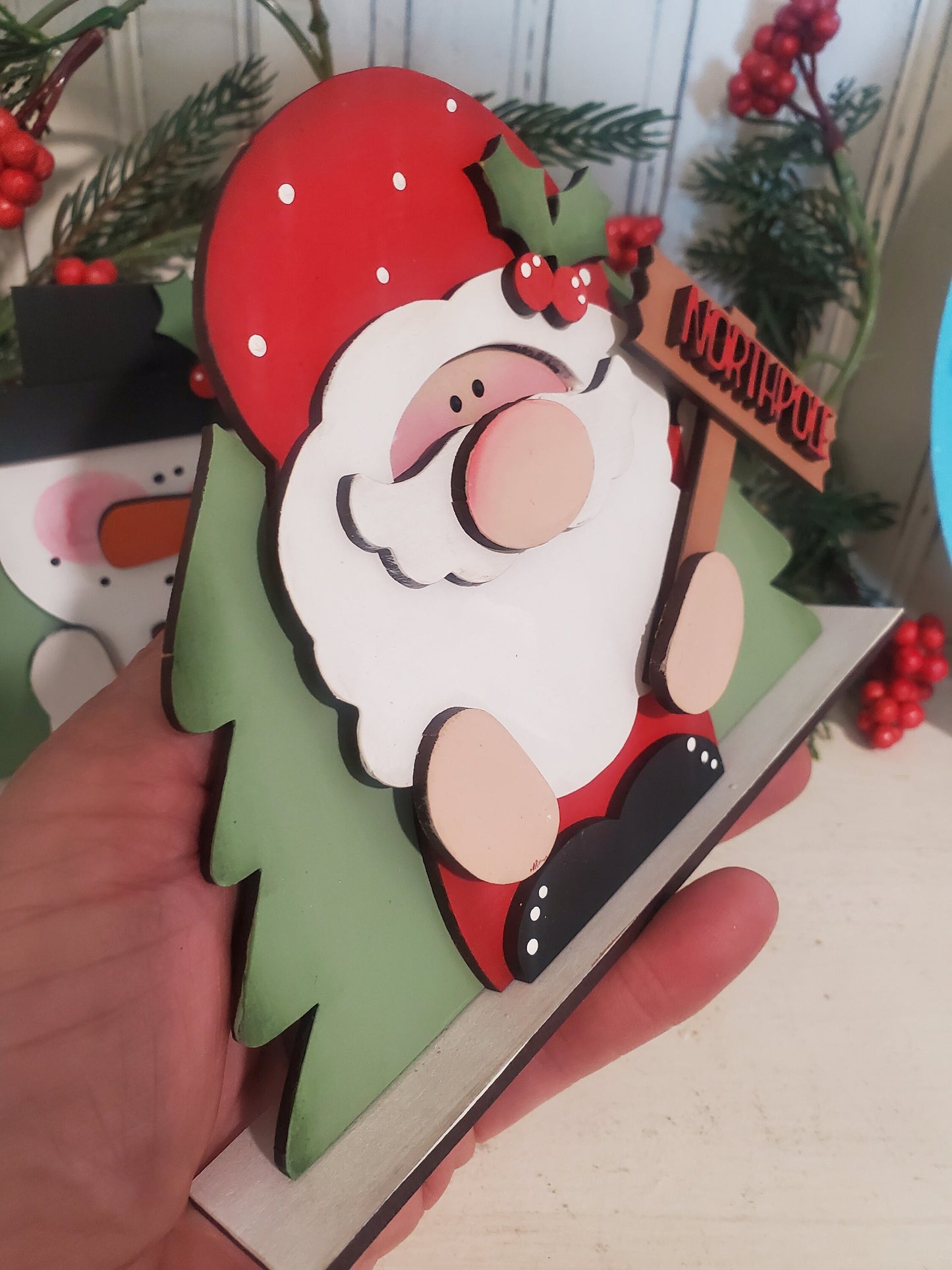 Northpole Santa SVG| Laser Cut Santa| Glow forge| Christmas SVG |Santa Laser SVG